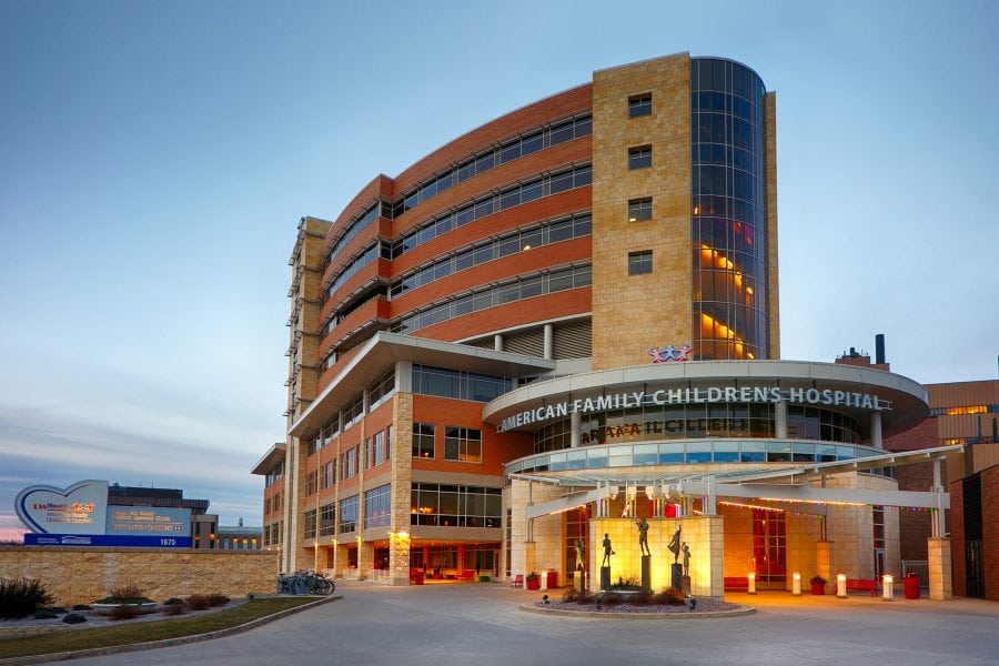 American Family Children's Hospital Exterior