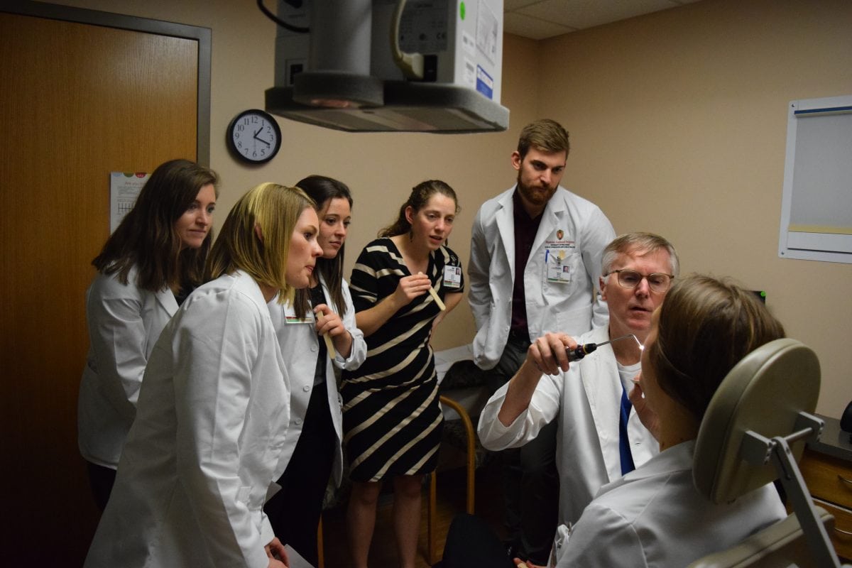 otolaryngology department teaching PA program