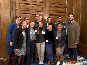 A group of Wisconsin Surgery residents stand together for a picture