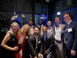 Group photo from the 2026 LRSS Dinner, including 2026 Forward Award winner Dr. Ann O'Rourke and Department of Surgery Chair Dr. Rebecca Minter